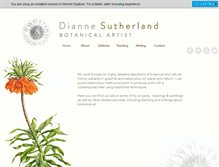 Tablet Screenshot of diannesutherland.com